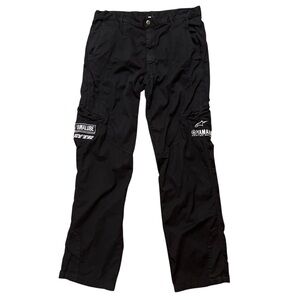 Alpinestars Motorcycle Cargo Pants Mens 32 Yamaha Factory Racing GYTR Black